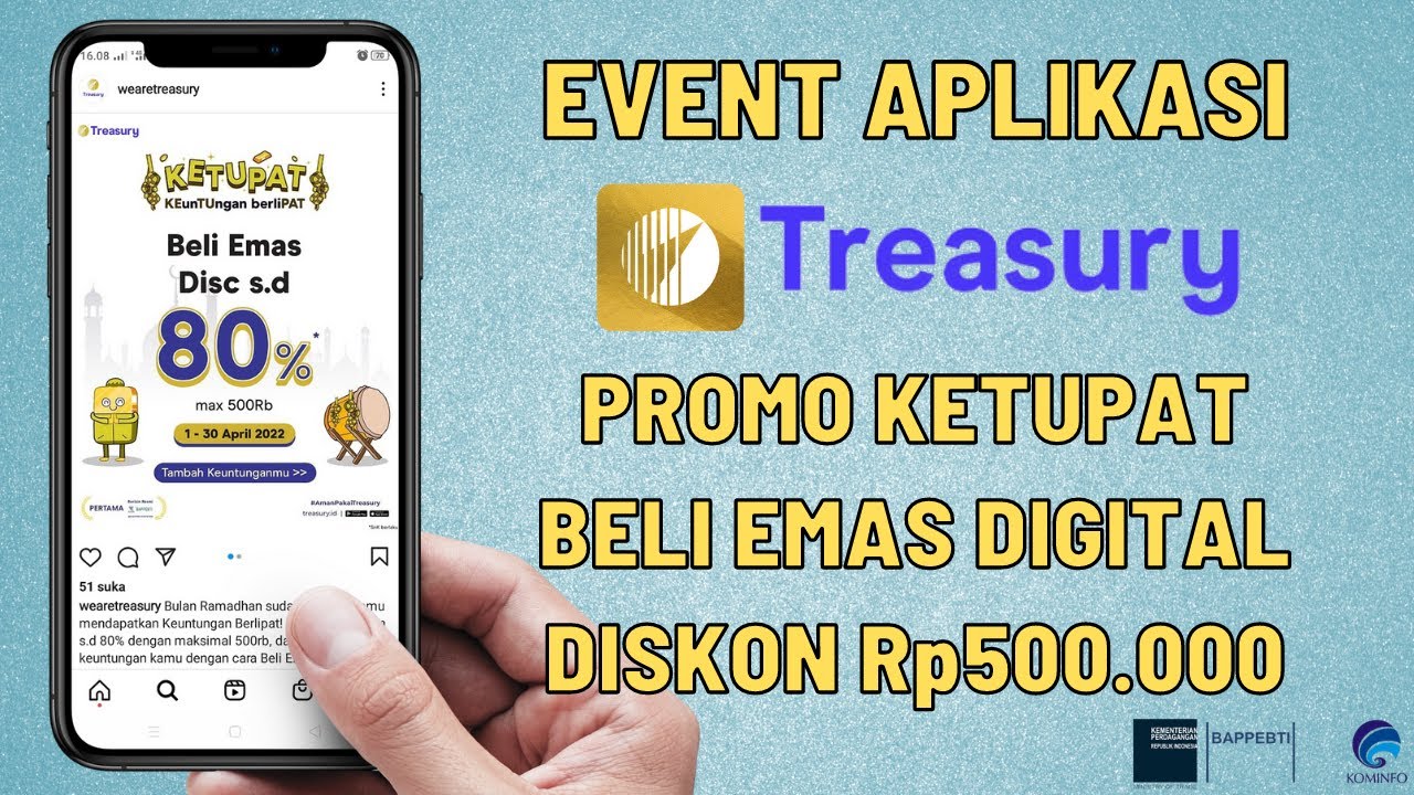 Treasury Aplikasi Penghasil Uang dengan Investasi Emas