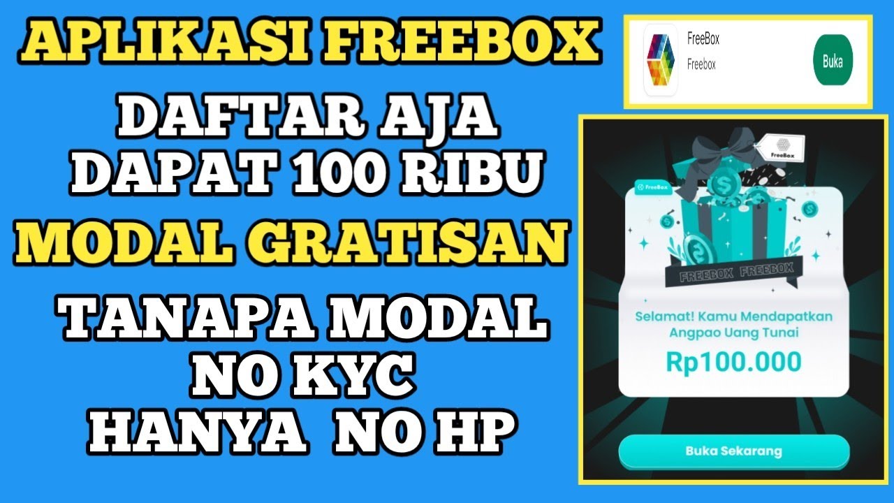Aplikasi Uang Freebox yang Menyenangkan Untuk Menambah Penghasilan