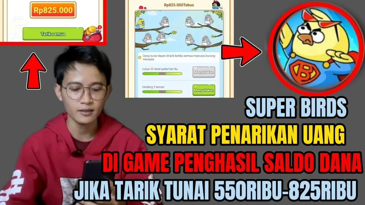 Aplikasi penghasil uang SuperBirds yang menyenangkan dan menguntungkan